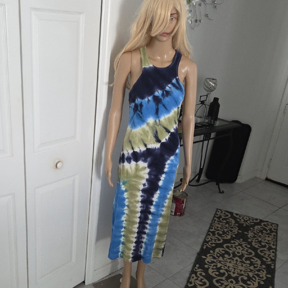 Young Fabulous & Broke Tie Dye Midi Dress M NW0T